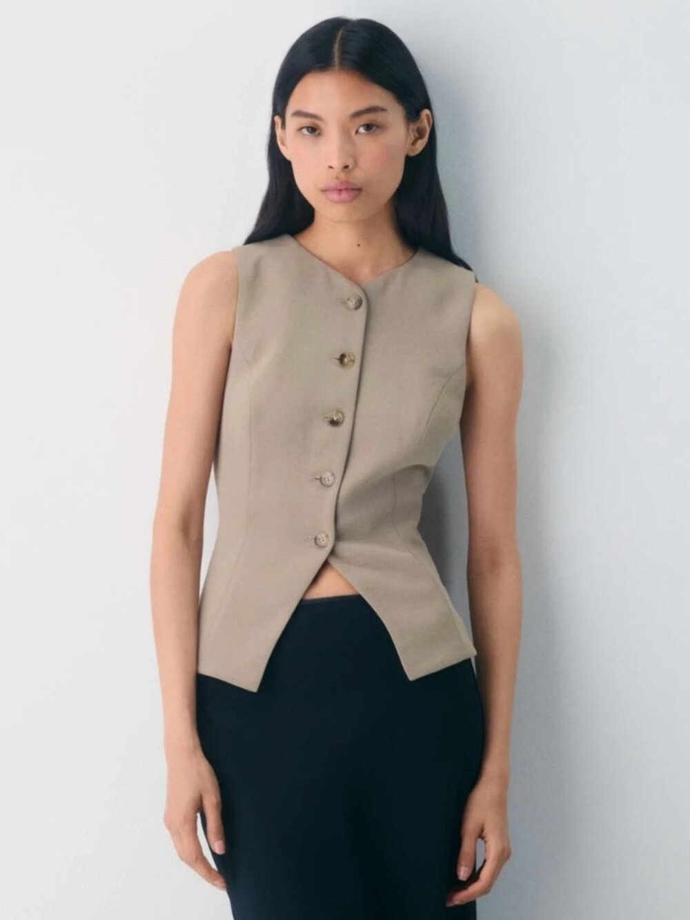 Aritzia Regal Wool Vest | Grey | Tailored Waistcoat | Quiet Luxury